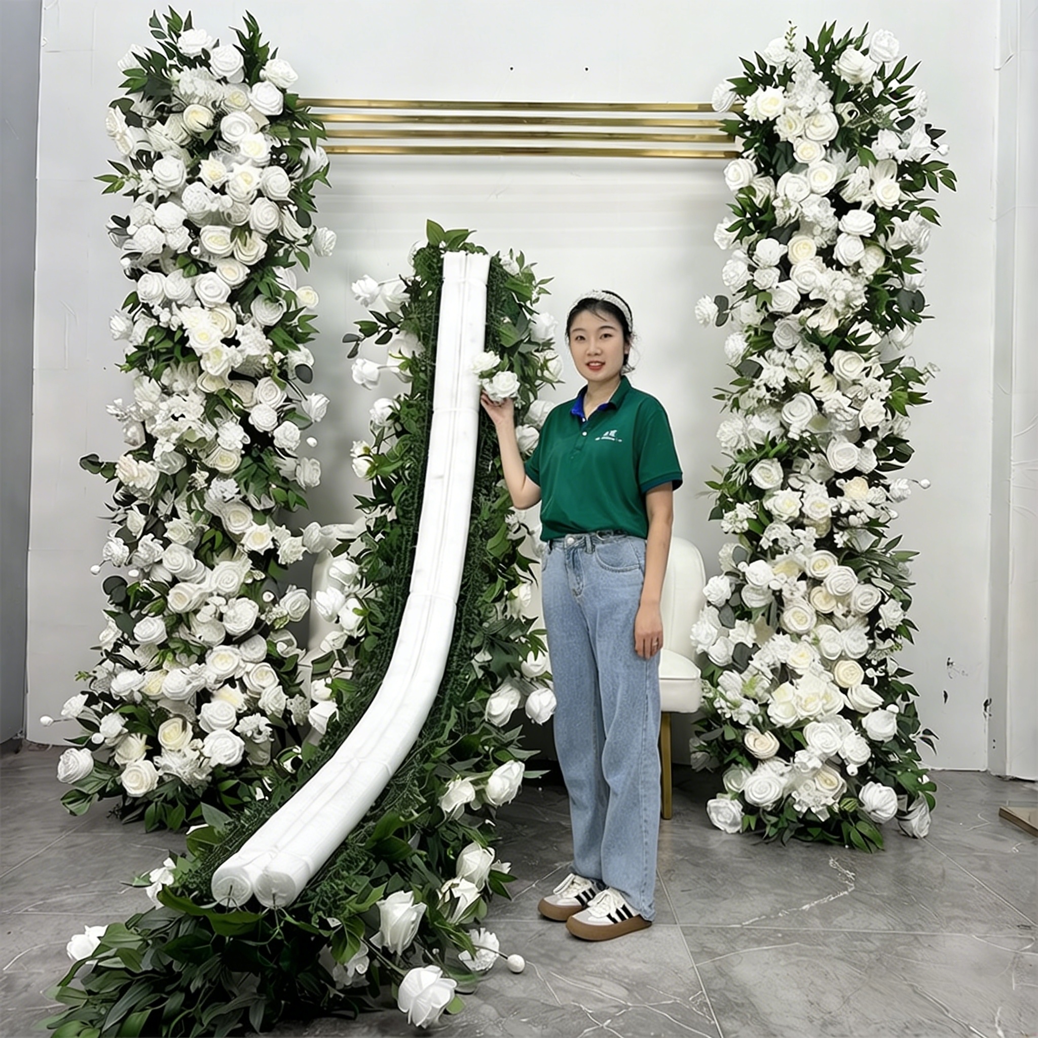 Blanc et vert