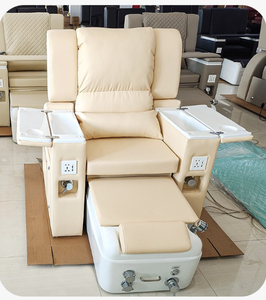 Sillón de Pedicura Blanco Moderno, Muebles de Salón de Lujo, Sillón de Spa para Pies para Salón de Belleza con Accesorios de Masaje - Product Image 5