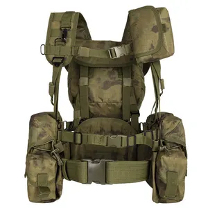 Wholesale Price Outdoor Multi-pocket Design Chest Rig Vest Combination Tactical Vest With Molle System