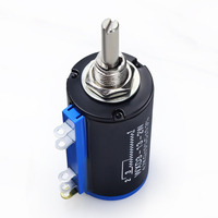 SomeiEle WXD3-13-2W Potenciómetro de Precisión de 10 Voltas con Bobinado de Hilo (Eje de 4.0mm) - Terminales de Soldadura - Envase de Plástico - 4.7K 5% 2W