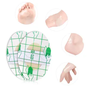 Adesivo hidrocoloide invisível anti abrasão, adesivo para os pés traseiros do calcanhar, bolhas no pé