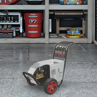 Pompa Mesin Cuci Tekanan Tinggi Portabel 200bar 3000 psi 5.5KW untuk Cuci Mobil, Pembersih Tekanan Tinggi Elektrik, Pompa Plunger untuk Bengkel Cuci Mobil