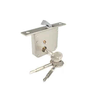 High Security Sliding Door Lock With Hook Locks With Cross Key Cylinder