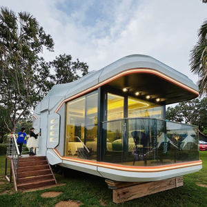 Casa prefabricada de lujo, villa prefabricada con 3 dormitorios, casa contenedor móvil plegable y expandible de <span class=keywords><strong>20</strong></span> y 40 pies - Product Image 5