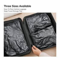 Sacs de compression sous vide 70D en nylon Ripstop TPU imperméables pour voyage, sacs de rangement à enrouler pour bagages et camping