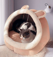 Nid de chat paresseux canapé-lit en peluche nid de chien animal de compagnie nid de chat quatre saisons universel
