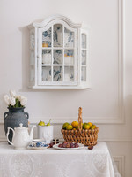 Étagère Murale Décorative Vintage Française Pliable en Fer Forgé pour Rangement de Salon, Armoire, Vitrine ou Bureau