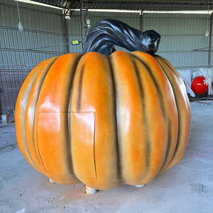 <span class=keywords><strong>Calabaza</strong></span> Gigante <span class=keywords><strong>de</strong></span> Resina para Decoración <span class=keywords><strong>de</strong></span> Halloween, Accesorios para Fotos Navideñas - Product Image 5