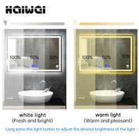 Affichage de température de haute qualité 5A 60W CCT pour Bluetooth miroir inductif capteur interrupteur lumière tactile gradateur pour les joueurs d'éclairage