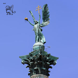 BLVE 대형 야외 키예프 골동품 가톨릭 종교 청동 가브리엘 조각 대천사 세인트 마이클 대천사 동상 - Product Image 6