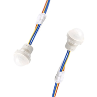Détecteur de mouvement infrarouge PIR pour installation encastrée, module de capteur de mouvement pour le contrôle de l'éclairage LED