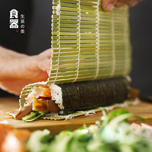 Bamboo Sushi <b>Mat</b> Rectangular For Nori <b>Roll</b> Making Hand Wash Only - Product Image 1