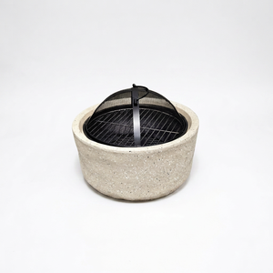 QUANGUI Luxury Outdoor Firepit Spark Screen Poker Fireplace Cover Waterproof Weather Resistant for Burning Charcoal Wood Garden - Product Image 1
