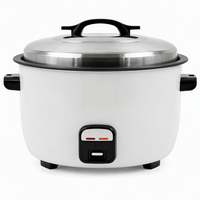 Cuiseur à riz commercial 10L, cuiseur à riz électrique automatique, revêtement antiadhésif, cuve intérieure pour cuisine d'hôtel