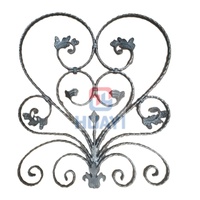 Rosetas Ornamentales de Hierro Forjado Hechas a Mano y Personalizadas para Balcón - Diseño Moderno y Contemporáneo, Superficie Antioxidante y Duradera