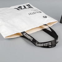 Sac en papier Transparent imperméable DuPont Tyvek avec fermeture éclair