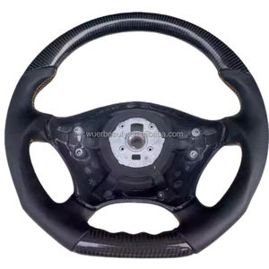 <span class=keywords><strong>Volant</strong></span> en Cuir Véritable et Fibre de Carbone en Gros pour Mercedes-Benz S320 <span class=keywords><strong>W210</strong></span> Classe E E200 E320 W140 C200 W205 C260L - Product Image 4