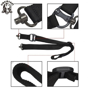 Sangle d'épaule tactique de remplacement de 1,25 po avec boucles métalliques QD, sangle réglable en nylon robuste pour appareil photo - Product Image 4