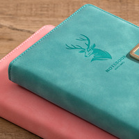 Cuaderno de Negocios con Cubierta de Cuero A5, Logotipo Grabado, Papel Grueso, con Portaplumas, en Oferta