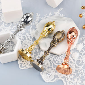 Sceau de cire rétro avec poignée en métal pour enveloppe de lettre - Product Image 5