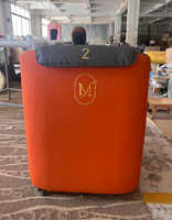 Chaise en cuir mobile polyvalente pour les hôtels et les invités-Logo personnalisable, meubles de chaise de client de haut confort pouvant être personnalisés