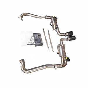 Tuyaux d'échappement et silencieux pour <span class=keywords><strong>Porsche</strong></span> 718 <span class=keywords><strong>Boxster</strong></span> <span class=keywords><strong>S</strong></span> 2.0T 2.5T Turbo 2016-2023, échappement Valvetronic en titane avec contrôleur - Product Image 5