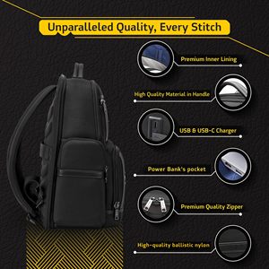 <span class=keywords><strong>Mochila</strong></span> enrollable para negocios, <span class=keywords><strong>mochila</strong></span> para portátil para adultos <span class=keywords><strong>con</strong></span> bolsillo acolchado y cinturón <span class=keywords><strong>con</strong></span> amortiguación de aire, poliéster impermeable, para estudiantes universitarios - Product Image 3