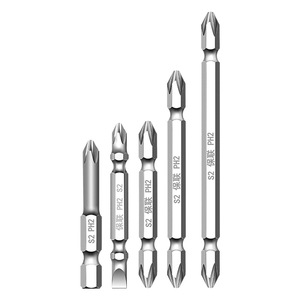 Baolian Phillips <b>Screwdriver</b> <b>Bit</b> <b>Set</b> S2 Alloy Steel Magnetic For Electric Drill - Product Image 5