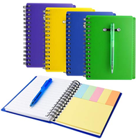 2019 Ensemble cahier fabricant règle de cahier spirale avec papier de couleur