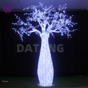 Guirlande lumineuse LED en PVC imperméable pour extérieur, idéale pour la décoration de parcs à thème, centres de villégiature, places publiques et éclairage nocturne coloré – En vente - Product Image 1