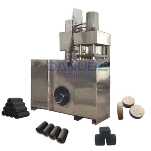 เครื่องผลิตถ่านแบบถ่านมอระกู่ชิชาทรงลูกบาศก์แบบสองขั้นตอนที่ทันสมัย - Product Image 1