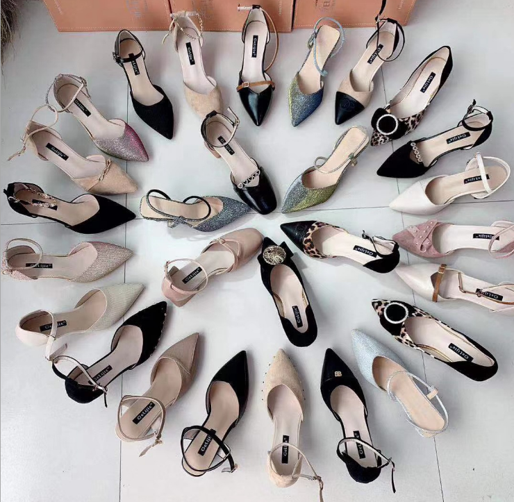 Zapatos Mujer Tacon Fiesta Liquidación Zapatos Mujer Primavera Salvaje  Verano señaló Sandalias Poco Profundas Zapatos Individuales Fondo Plano  Verde 35 : Amazon.es: Zapatos y complementos