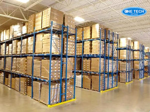One Tech Systèmes de rayonnage sélectifs, personnalisation Vietnam, assemblage de vis robustes, acier, revêtement électrostatique en poudre, certifié ISO, ODM - Product Image 2