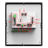 Panel de Control CNC de 2 Ejes con Pantalla LCD de 8 Pulgadas para Torno, Marca FINGER, OEM/ODM, con Capacidad de Programa de 8GB, Sistema Operativo RT Linux, Garantía de 3 Años