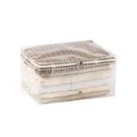 Moderne Grande Capacité Transparent Organisateur Sac De Rangement pour La Maison Chambre Armoire Vêtements Couette Voyage Déménagement Emballage Ensemble