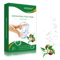 Gants de masque de pied en plastique jetables pour exfolier exfoliant produit de soin personnel de beauté de soin de peau