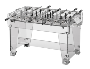 Mesa <span class=keywords><strong>de</strong></span> <span class=keywords><strong>Futbolín</strong></span> <span class=keywords><strong>Profesional</strong></span> <span class=keywords><strong>de</strong></span> Acrílico Transparente <span class=keywords><strong>de</strong></span> Lujo <span class=keywords><strong>de</strong></span> 55'' <span class=keywords><strong>de</strong></span> Tamaño Completo, Marca JIUXING SPORTS/NINESTAR Modelo JX-1A021 con 8 <span class=keywords><strong>Bolas</strong></span> - Product Image 2