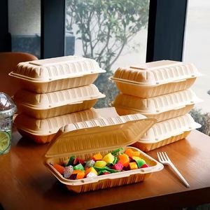 Contenants Bento jetables noirs en gros, boîtes de livraison de repas à emporter en PP/MFPP, 1 à 3 compartiments, compatibles micro-ondes - Product Image 4