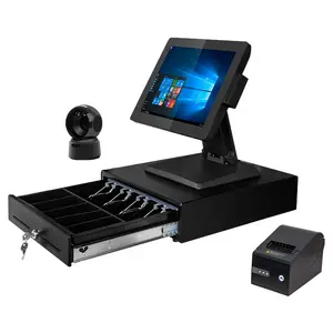 Windows pos 터미널 15 인치 판매 포인트 시스템 터미널 터치 pos 터미널