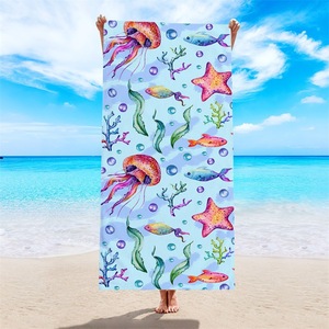 Custom Printed Microfiber Beach Towel, Pineapple Grid Quick Dry Swim Towel for Beach Pool - Product Image 6