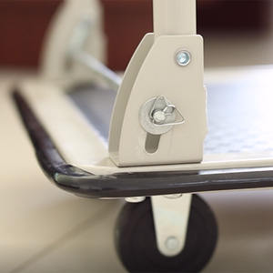 Camion à main à plate-forme PH1005 100kg avec revêtement en poudre résistant aux UV Pb conception libre chariot d'entrepôt durable pour la logistique - Product Image 3