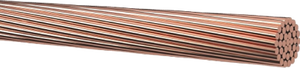 Cable de Cobre Desnudo para Líneas Eléctricas Aéreas, Conductor Redondo Trenzado, Sección Transversal de 4 a 400 mm2 - Product Image 2