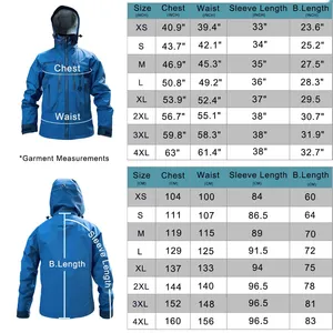 Veste imperméable respirante 3L avec capuche pour la pêche à la mouche, la chasse, le kayak, la randonnée, la navigation de plaisance et la voile - Product Image 4
