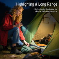 Mini lampe torche de poche rechargeable USB-C EV25, 650LM, mini lampe torche LED avec lumière latérale RVB, clip magnétique, lampe torche EDC