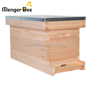 Nouvelle ruche Menger en bois de sapin de 20 mm d'épaisseur, micro-nuc de reproduction de reines à 5 cadres, type Langstroth, pour l'élevage des reines - Product Image 1