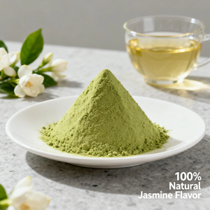 Polvo de Té <span class=keywords><strong>Verde</strong></span> Jazmín, Extracto Herbal Natural Puro de Grado Alimenticio, Polvo con Aroma Floral para Hornear, Preparar Bebidas Frías y Té con Leche, Materia Prima - Product Image 3