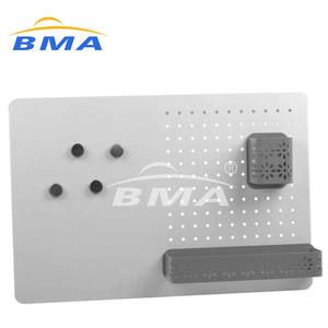 Lavagna Magnetica in Acciaio Inox per Appunti e Messaggi, Lavagna Bianca in Metallo <span class=keywords><strong>con</strong></span> Magneti - Product Image 4