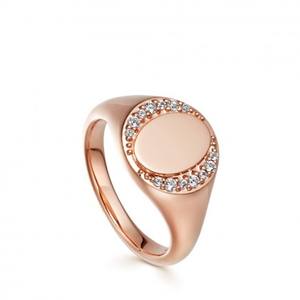 <span class=keywords><strong>Bague</strong></span> pour hommes, bijou en acier inoxydable plaqué <span class=keywords><strong>or</strong></span> Rose, <span class=keywords><strong>bague</strong></span> en acier inoxydable avec Micro diamant gravé, Zircon <span class=keywords><strong>18</strong></span> K - Product Image 5