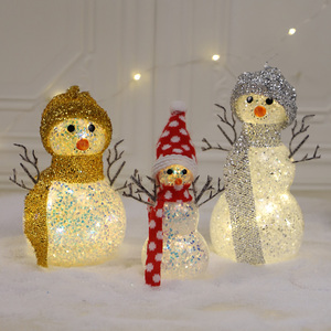 <strong>Christmas</strong> Table Decoration <strong>Suppliers</strong> <strong>Wholesale</strong> Cheap Price Multi-Style Snowman With LED Light <strong>Christmas</strong> <strong>Ornament</strong> Family Set 2025 - Product Image 2
