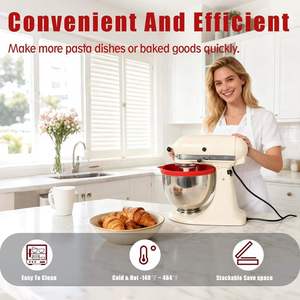 Inserto in Silicone per <span class=keywords><strong>Ciotola</strong></span> da 5 Qt per Mixer <span class=keywords><strong>Kitchenaid</strong></span> con Coperchio, Protezione per <span class=keywords><strong>Ciotola</strong></span> Impastatrice, Rivestimenti in Silicone Non Tossico - Product Image 6